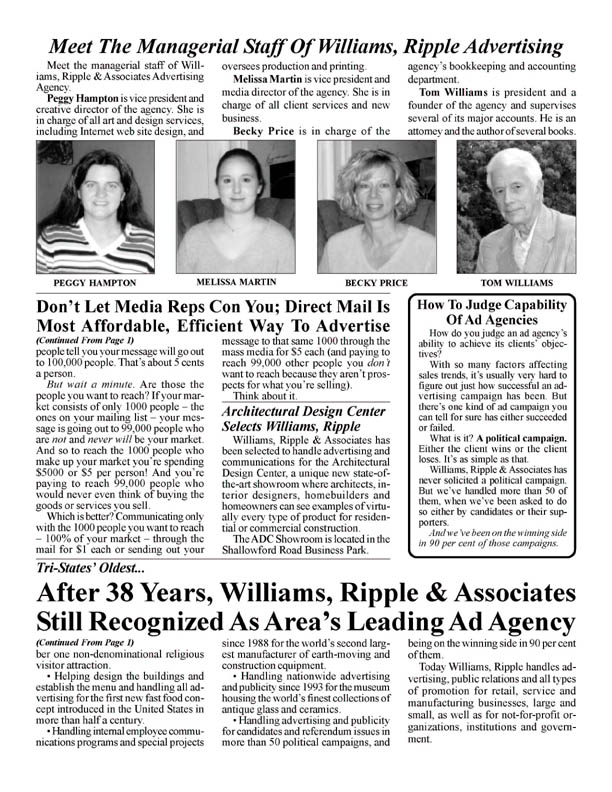 WRA Newsletter